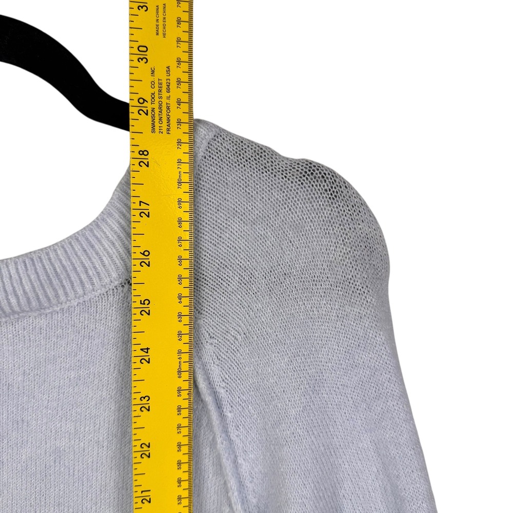 Vince Camuto Sweater Top Womens XL Frozen Blue Knit Pullover Oversized NWT NEW - Picture 11 of 12